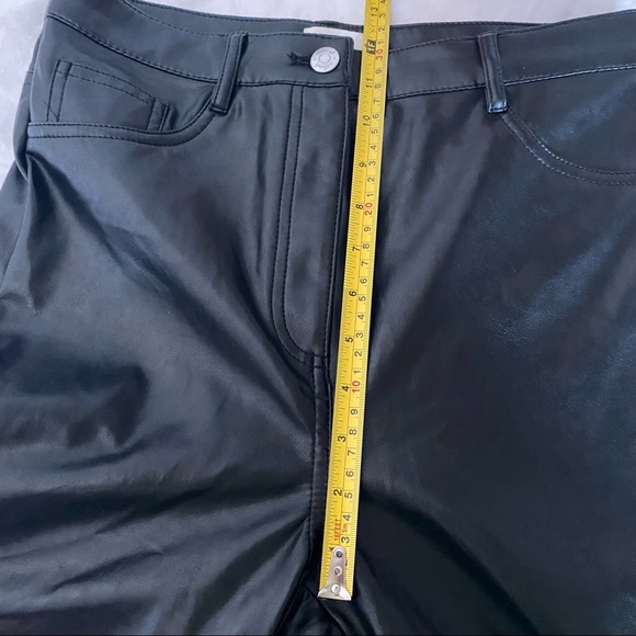 Aritzia Wilfred Free Charm Pant High Waisted Faux Leather Pants - Picture 8 of 10